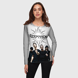 Лонгслив женский Godsmack, цвет: 3D-принт — фото 2
