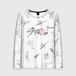 Женский лонгслив STRAY KIDS АВТОГРАФЫ