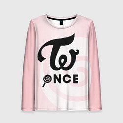 Лонгслив женский TWICE ONCE, цвет: 3D-принт