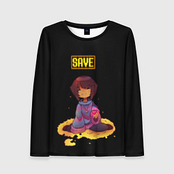 Женский лонгслив UNDERTALE FRISK