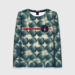 Лонгслив женский Компас в сердце, цвет: 3D-принт