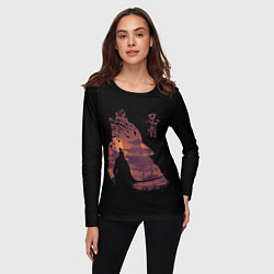 Лонгслив женский Sekiro: Shadows Die Twice, цвет: 3D-принт — фото 2
