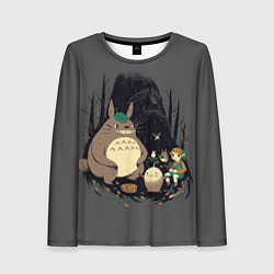 Лонгслив женский Totoro, цвет: 3D-принт