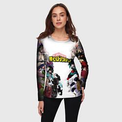 Лонгслив женский My Hero Academia противостояние, цвет: 3D-принт — фото 2