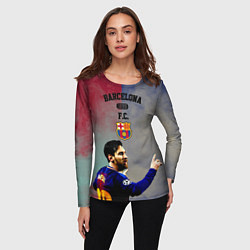 Лонгслив женский Messi, цвет: 3D-принт — фото 2