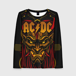 Лонгслив женский ACDC, цвет: 3D-принт