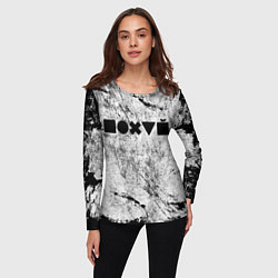 Лонгслив женский Безразличие, цвет: 3D-принт — фото 2