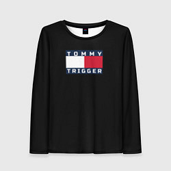 Женский лонгслив Tommy Hilfiger, tommy trigger