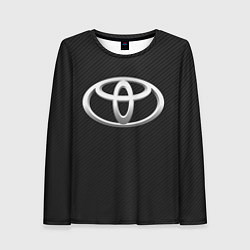 Женский лонгслив Toyota carbon