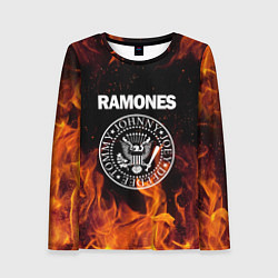 Женский лонгслив Ramones