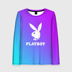 Лонгслив женский PLAYBOY, цвет: 3D-принт