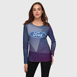 Лонгслив женский Ford, цвет: 3D-принт — фото 2