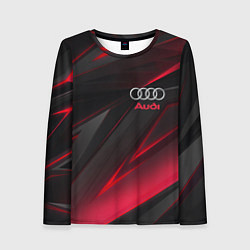 Лонгслив женский AUDI, цвет: 3D-принт