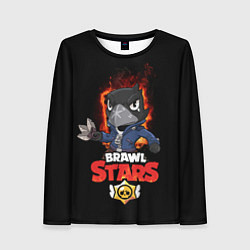 Лонгслив женский Crow Brawl Stars, цвет: 3D-принт