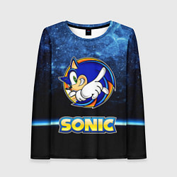 Женский лонгслив Соник Сега