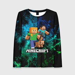 Лонгслив женский Minecraft Майнкрафт, цвет: 3D-принт