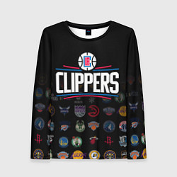 Женский лонгслив Los Angeles Clippers 2