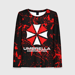 Лонгслив женский Umbrella Corporation, цвет: 3D-принт