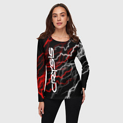 Лонгслив женский CRYSIS, цвет: 3D-принт — фото 2