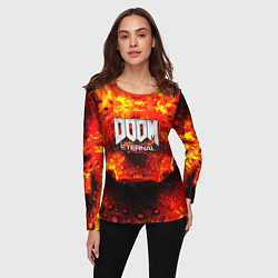 Лонгслив женский Doom Eternal, цвет: 3D-принт — фото 2