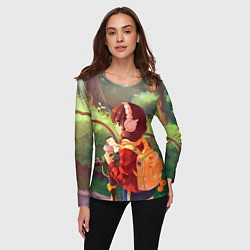 Лонгслив женский STUDY GIRL, цвет: 3D-принт — фото 2