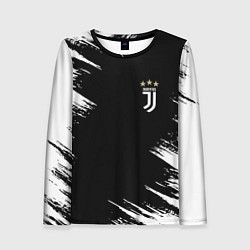 Лонгслив женский JUVENTUS, цвет: 3D-принт