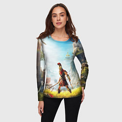 Лонгслив женский AssassinS Creed Origins odyssey, цвет: 3D-принт — фото 2