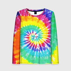 Женский лонгслив TIE-DYE СТЕНА