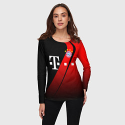 Лонгслив женский FC Bayern Munchen Форма, цвет: 3D-принт — фото 2
