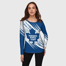 Лонгслив женский Toronto Maple Leafs,, цвет: 3D-принт — фото 2