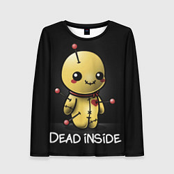 Лонгслив женский DEAD INSIDE, цвет: 3D-принт