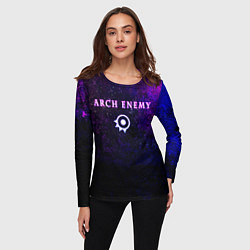 Лонгслив женский Arch Enemy Neon logo, цвет: 3D-принт — фото 2