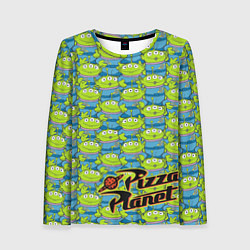 Лонгслив женский Pizza Planet, цвет: 3D-принт