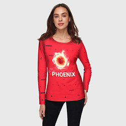 Лонгслив женский Phoenix, цвет: 3D-принт — фото 2