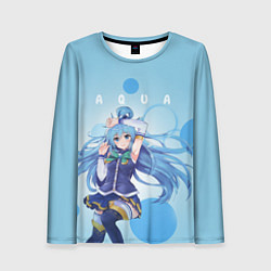Лонгслив женский Aqua, цвет: 3D-принт