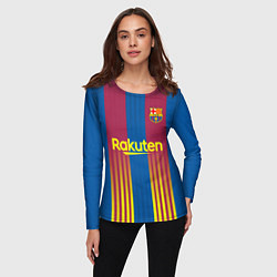 Лонгслив женский FC Barcelona El Clasico La Liga 202122, цвет: 3D-принт — фото 2
