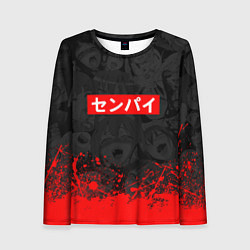 Лонгслив женский SENPAI СЕНПАЙ, цвет: 3D-принт