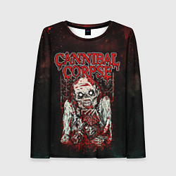 Лонгслив женский Cannibal Corpse, цвет: 3D-принт