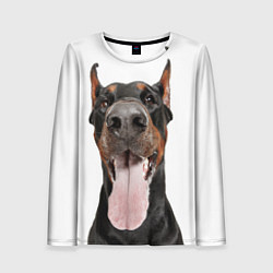 Женский лонгслив Доберман Doberman