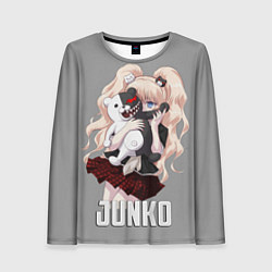 Лонгслив женский MONOKUMA JUNKO, цвет: 3D-принт