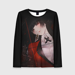 Лонгслив женский БЕЗУМНЫЙ АЗАРТ ЮМЭКО, цвет: 3D-принт