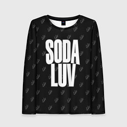 Лонгслив женский Репер - SODA LUV, цвет: 3D-принт