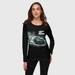 Лонгслив женский Ford mustang, цвет: 3D-принт — фото 2