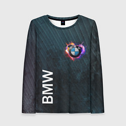 Лонгслив женский BMW Heart Grooved Texture, цвет: 3D-принт