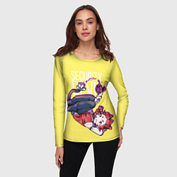 Лонгслив женский Security Devil, цвет: 3D-принт — фото 2