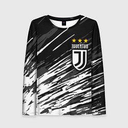 Лонгслив женский JUVENTUS ЮВЕНТУС БРЫЗГИ, цвет: 3D-принт