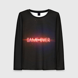 Женский лонгслив Game Over