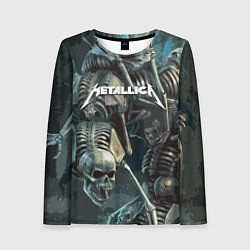 Женский лонгслив Metallica Metal Skull