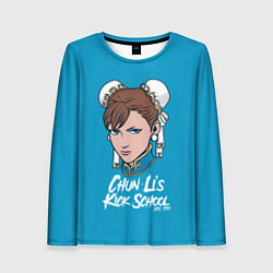 Лонгслив женский Chun Lis Kick School, цвет: 3D-принт