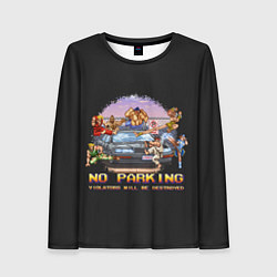 Лонгслив женский No parking, цвет: 3D-принт